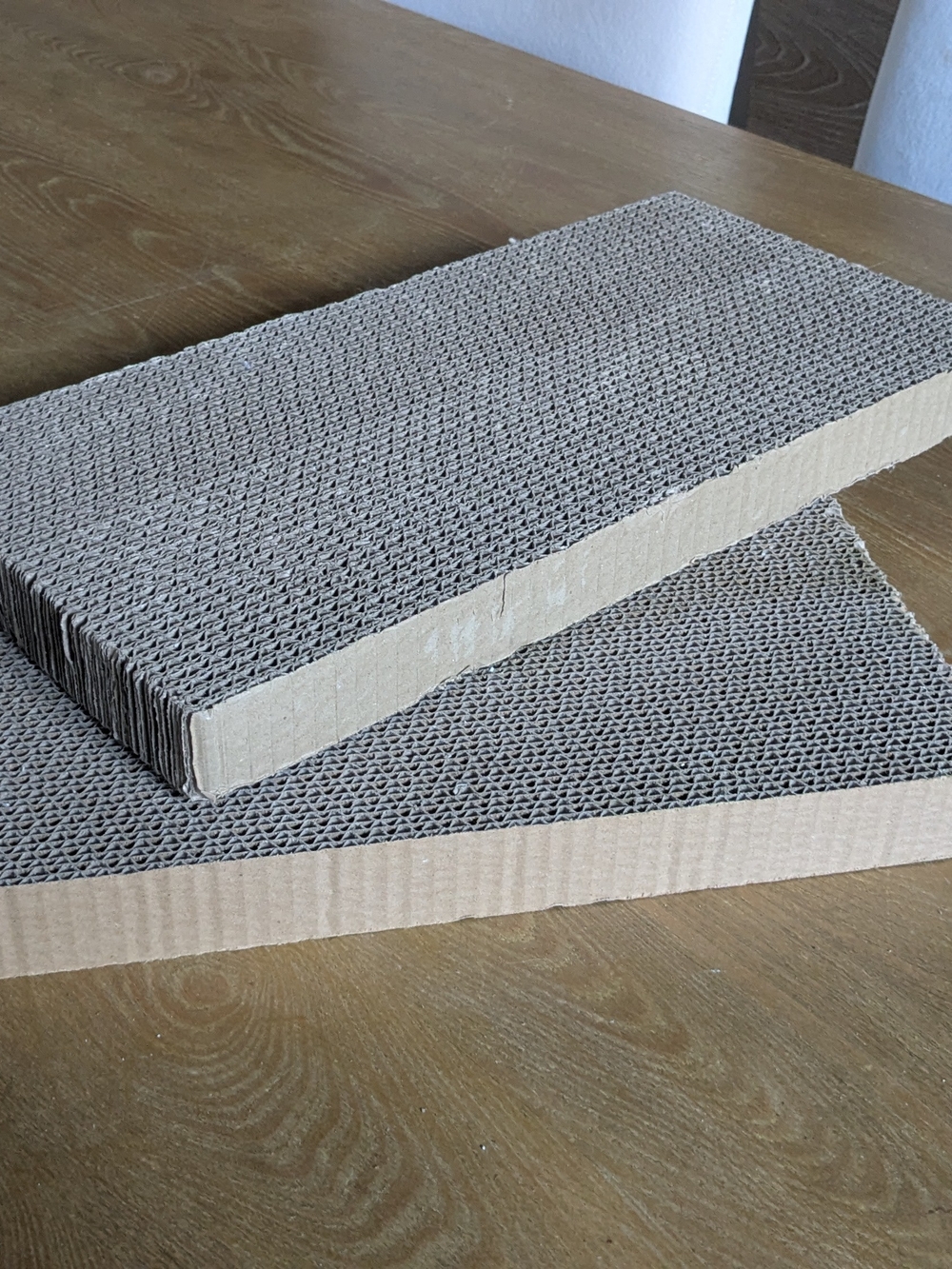 Source Unknown Gray Corrugated Cardboard Cat Scratcher Pads